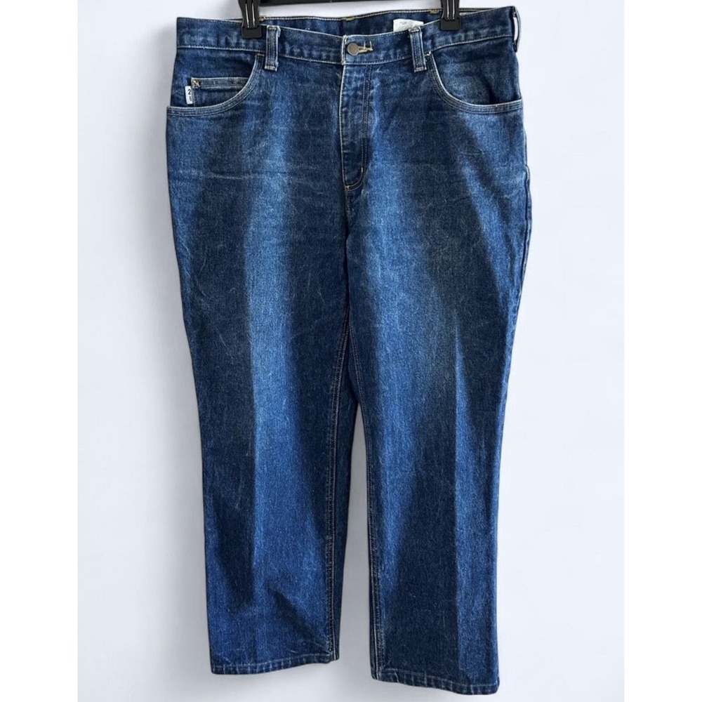 Carhartt Men's FR Flame-Resistant Relaxed Fit Straight Leg Mid Rise Jeans 36x34